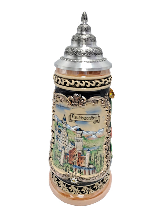 KING Bierkrug Schloss Neuschwanstein - Beer Mug Castle Neuschwanstein 500ml