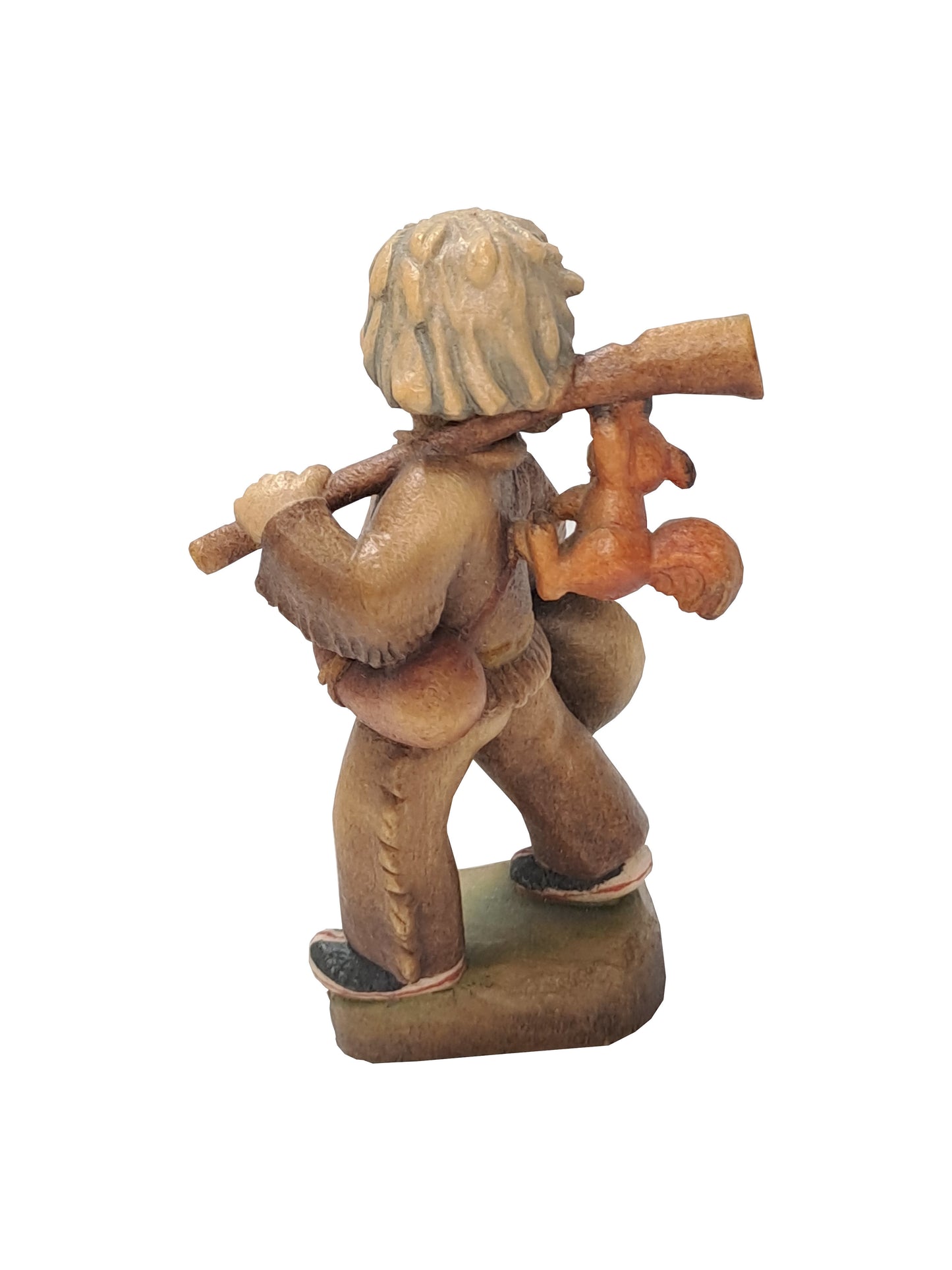 Holzfigur Tracker & Fuchs – Einzigartiges Design: Hunter with Fox online kaufen!