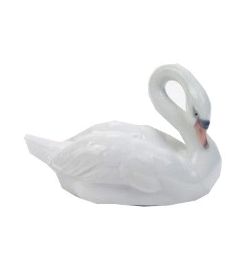 Lladró Porzellan Figurine Elegant Swan