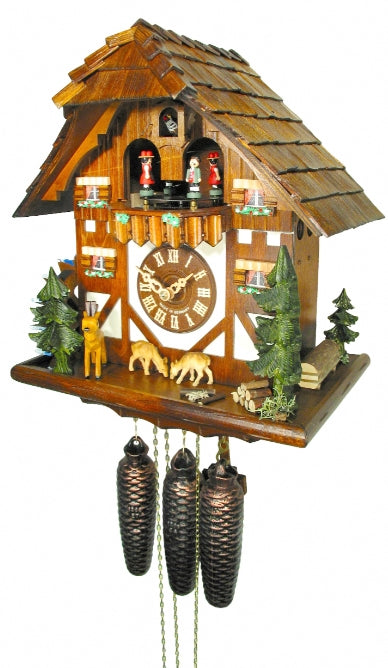 Traditionelle Kuckucksuhr mit Schweizer Musikwerk – Handgefertigt und zertifiziert vom Verein die Schwarzwalduhr | Allgäu Shopping