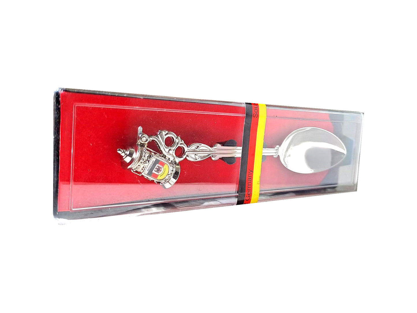 Souvenirlöffel Deutschland Wappen und Bierkrug