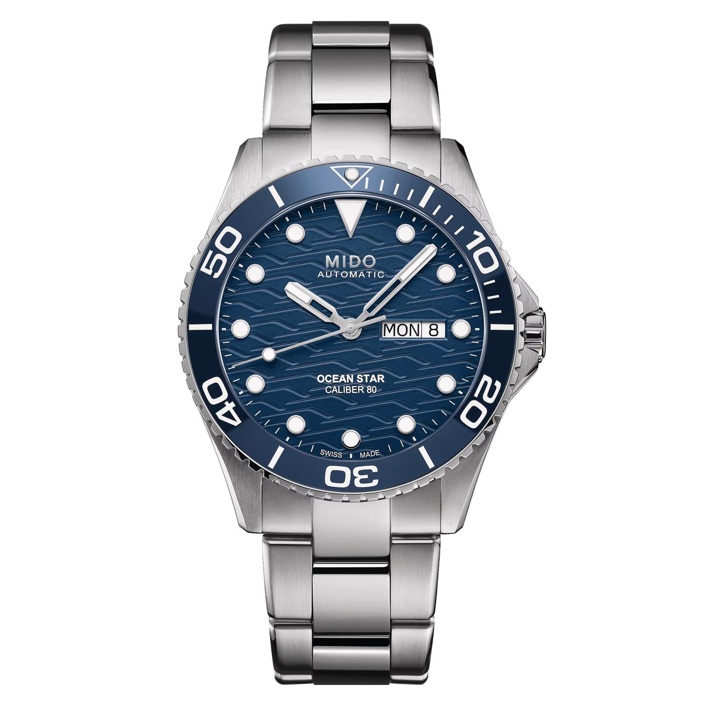 MIDO Ocean Star Captain Blau M042.430.11.041.00 – Automatik Taucheruhr mit Edelstahlgehäuse