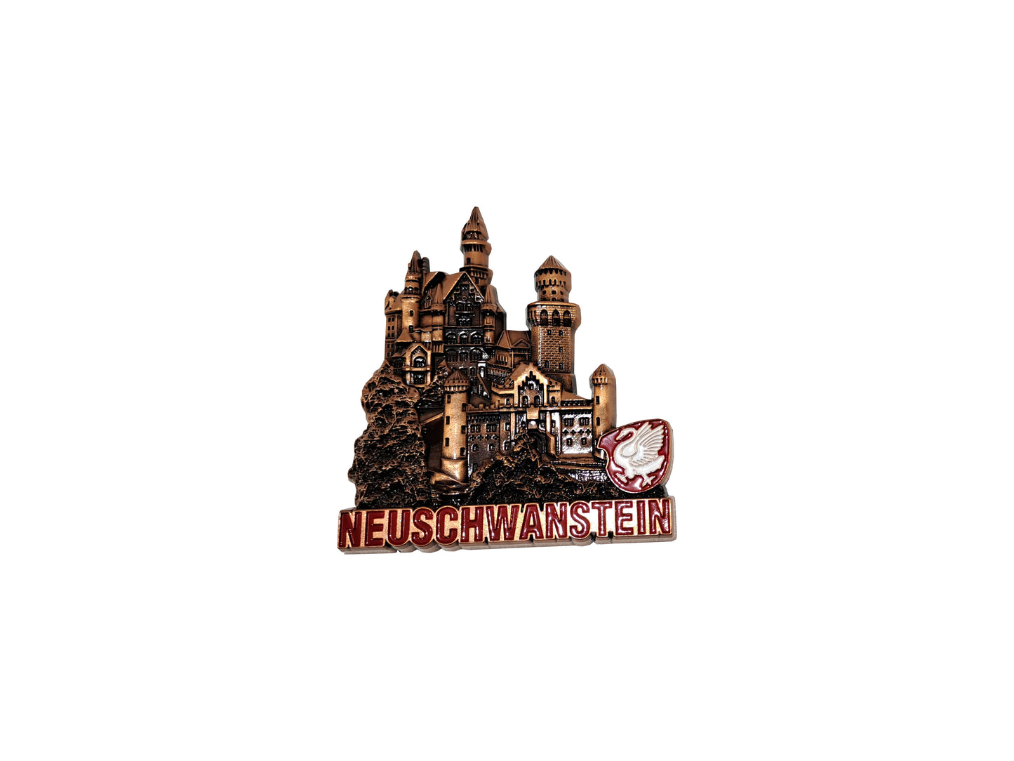 Magnet Schloss Neuschwanstein Bronze