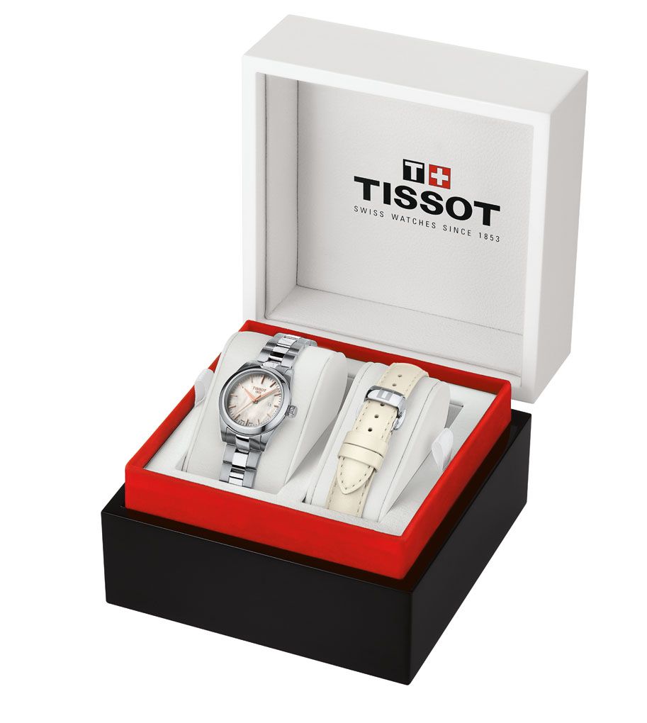 Tissot Damen Armbanduhr Perlmutt My Lady T1320101111100