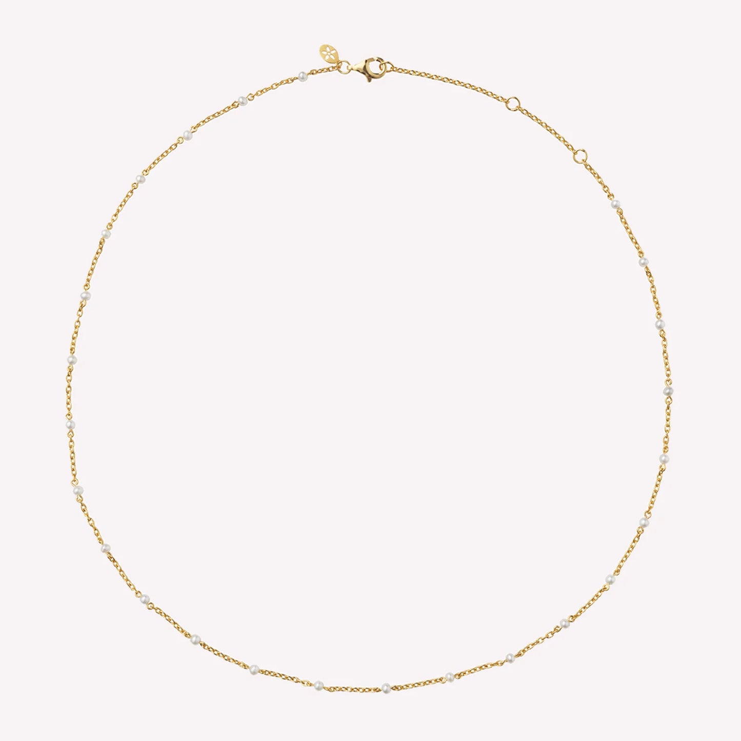 byBiehl Halskette mit Perlen Gold