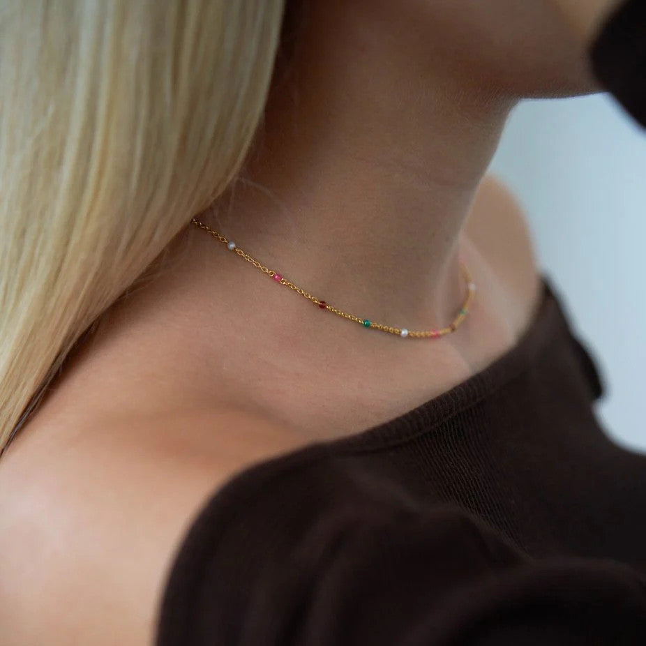 byBiehl Halskette Gold Bunt