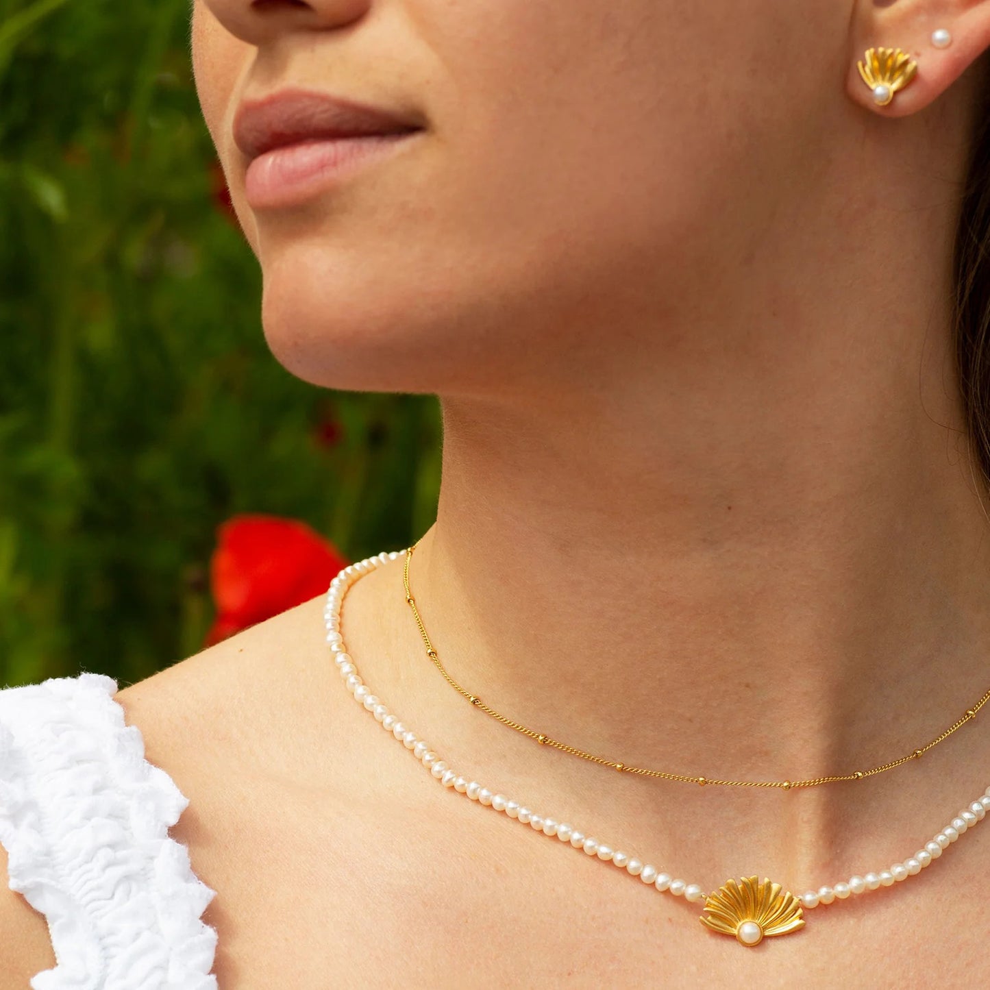 byBiehl Halskette Gold Poppy Damenschmuck