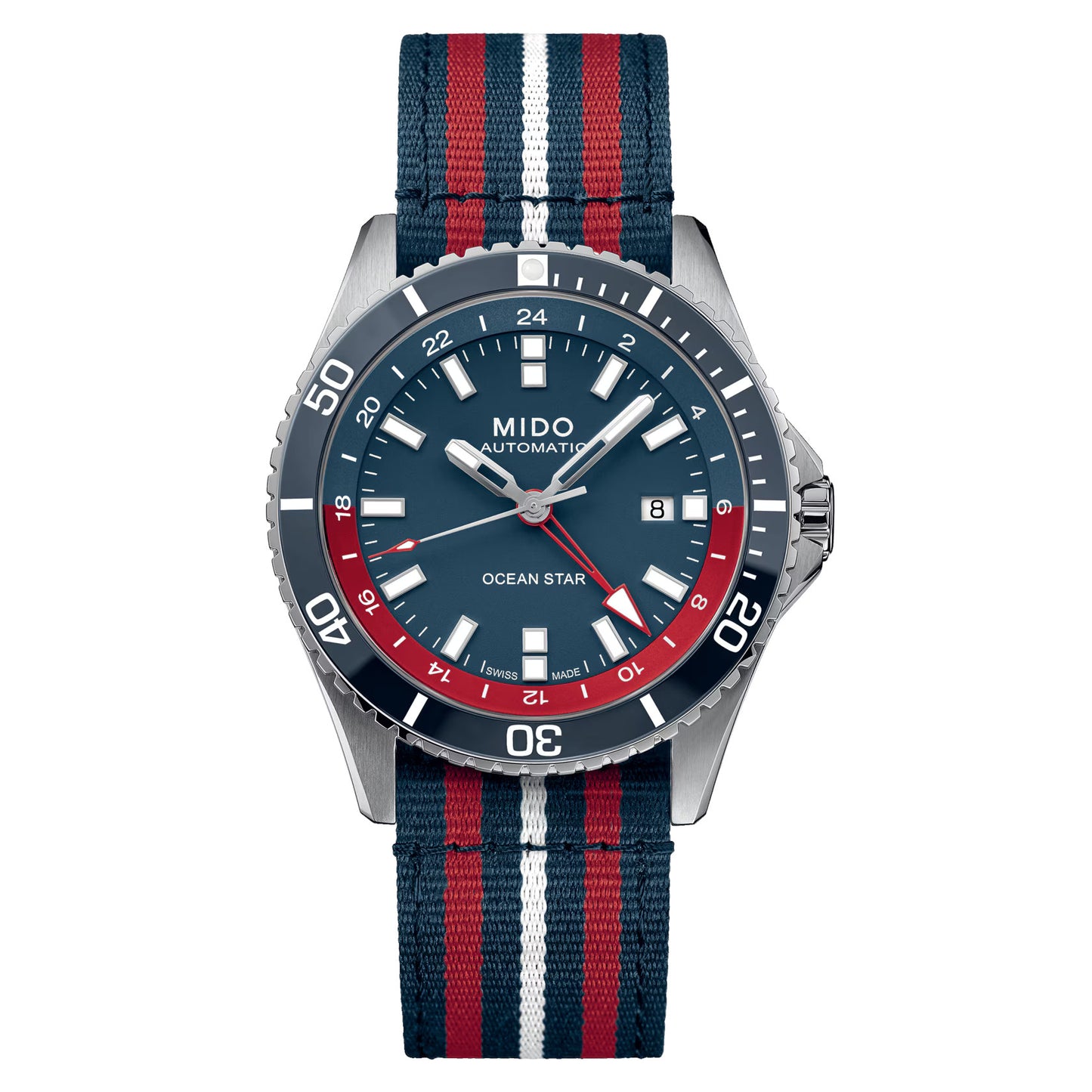 MIDO Ocean Star Captain GMT M026.629.11.041.00 – Sportliche Taucheruhr mit GMT-Funktion und Automatikwerk