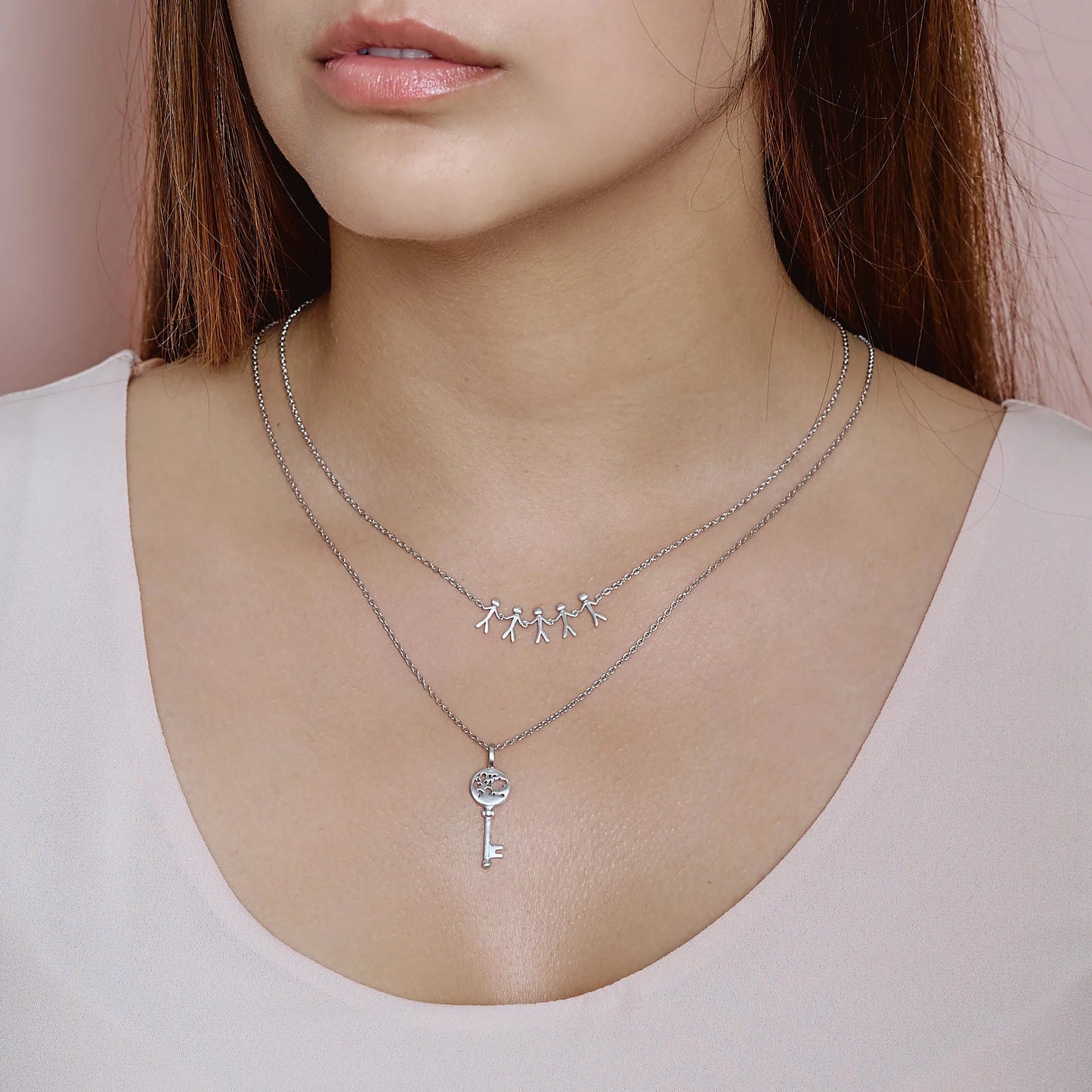 byBiehl Together 5 - Halskette aus Sterlingsilber | Perfektes Geschenk für Familie und Freunde im Allgäu Online Shop