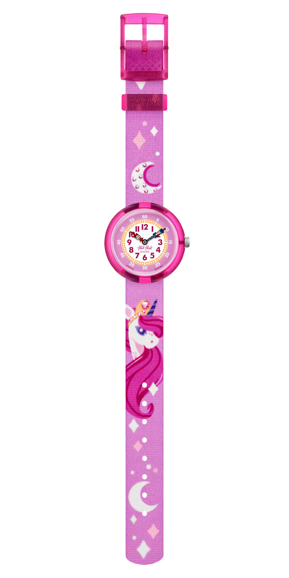 Flik Flak Dreaming Unicorn FBNP195 – Magische Kinderuhr mit Einhorn-Design und buntem Armband