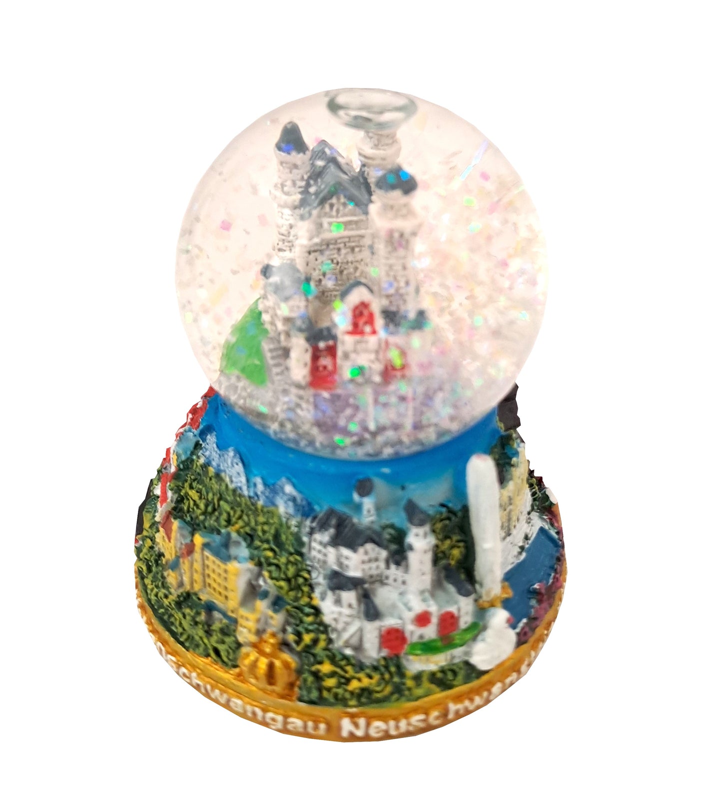 Romantische Schneekugel Schlösser Neuschwanstein und Hohenschwangau Kun 165