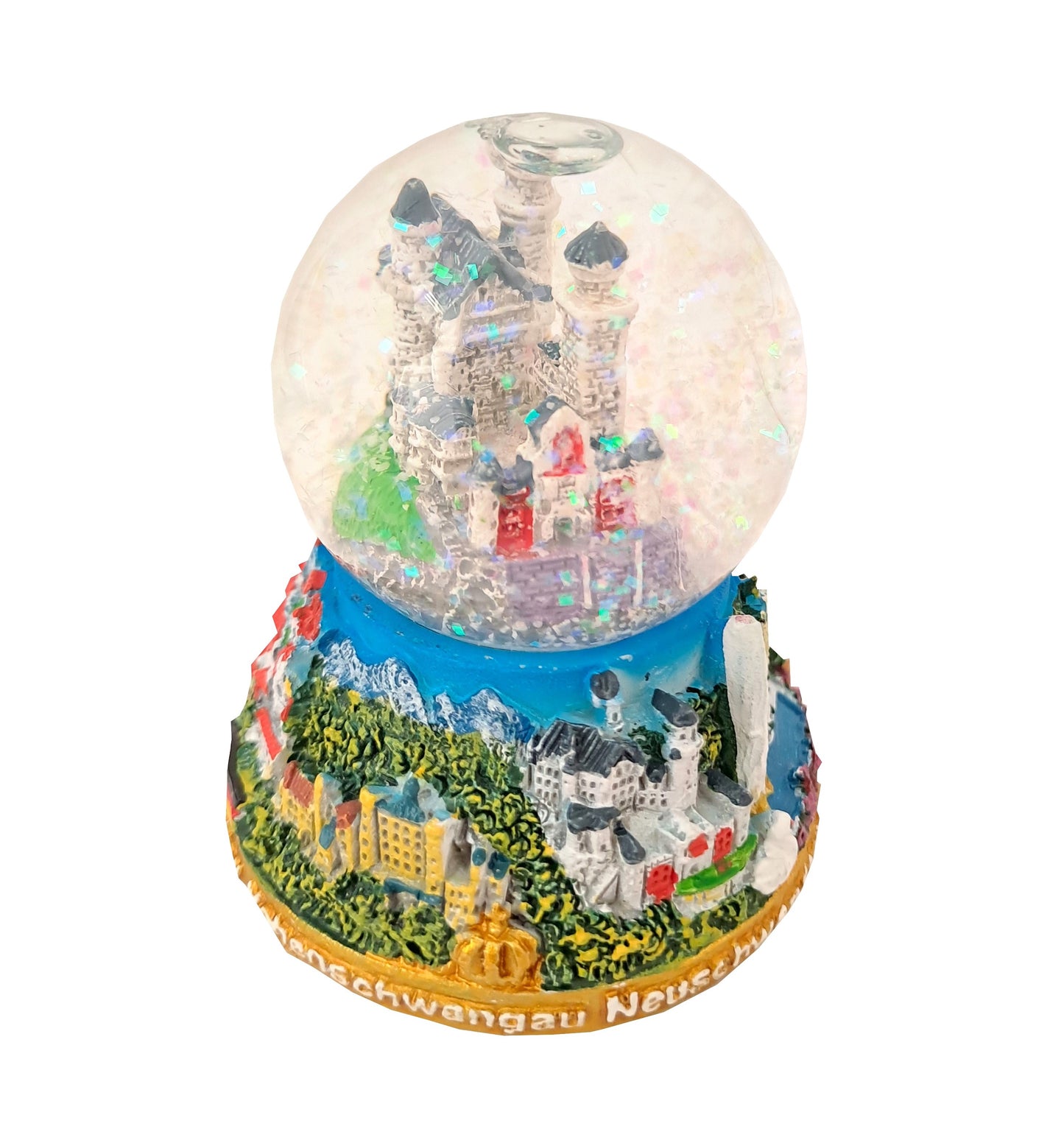 Romantische Schneekugel Schlösser Neuschwanstein und Hohenschwangau Kun 165