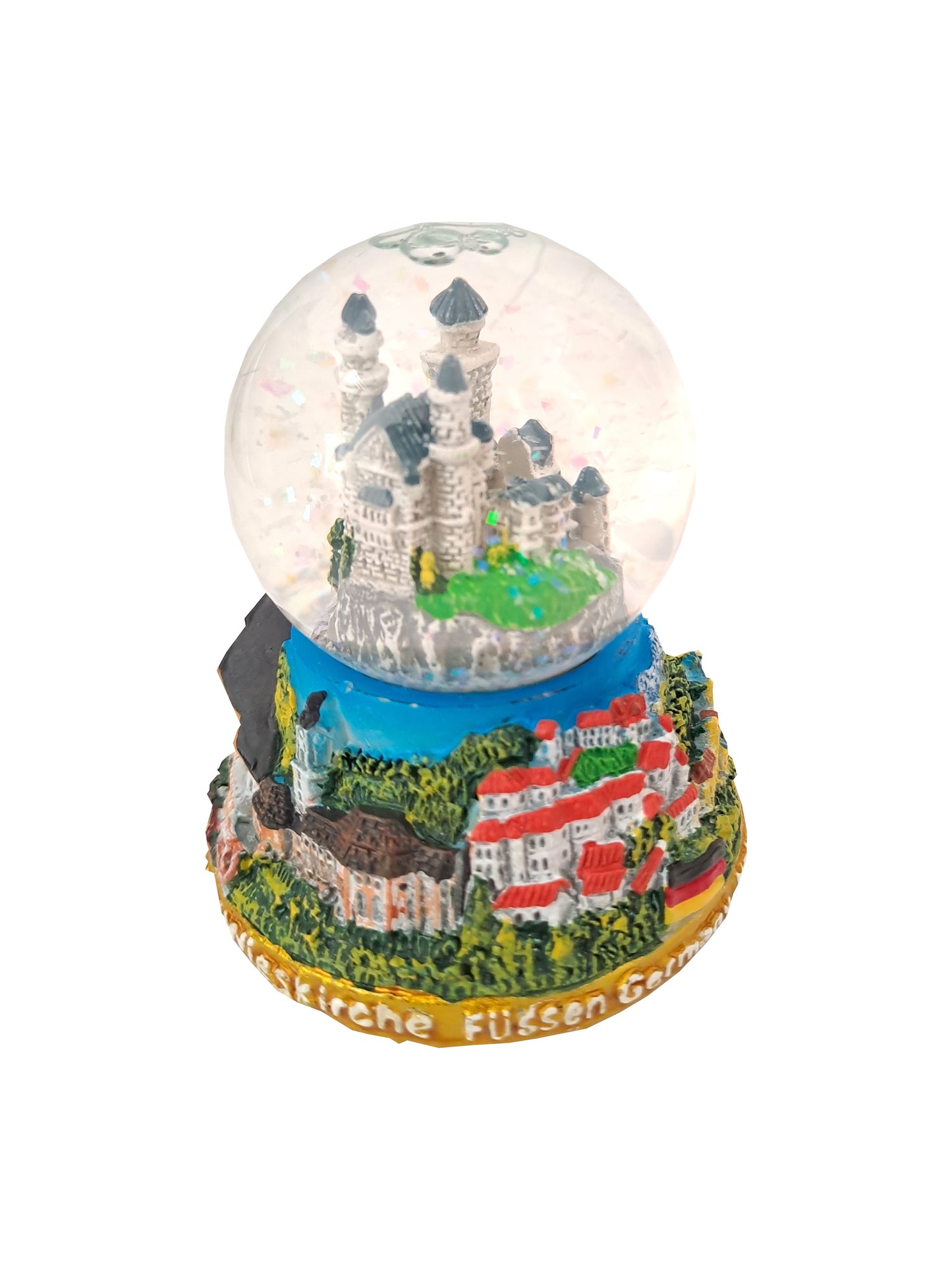 Romantische Schneekugel Schlösser Neuschwanstein und Hohenschwangau Kun 165