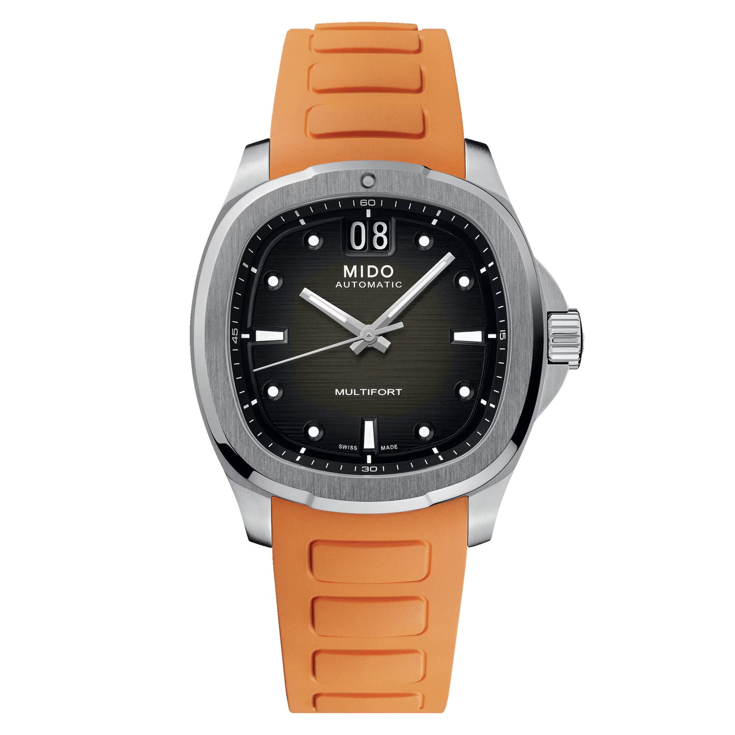 MIDO Armbanduhr Multifort TV Big Date Orange M0495261708100 im Allgäu Online Shop