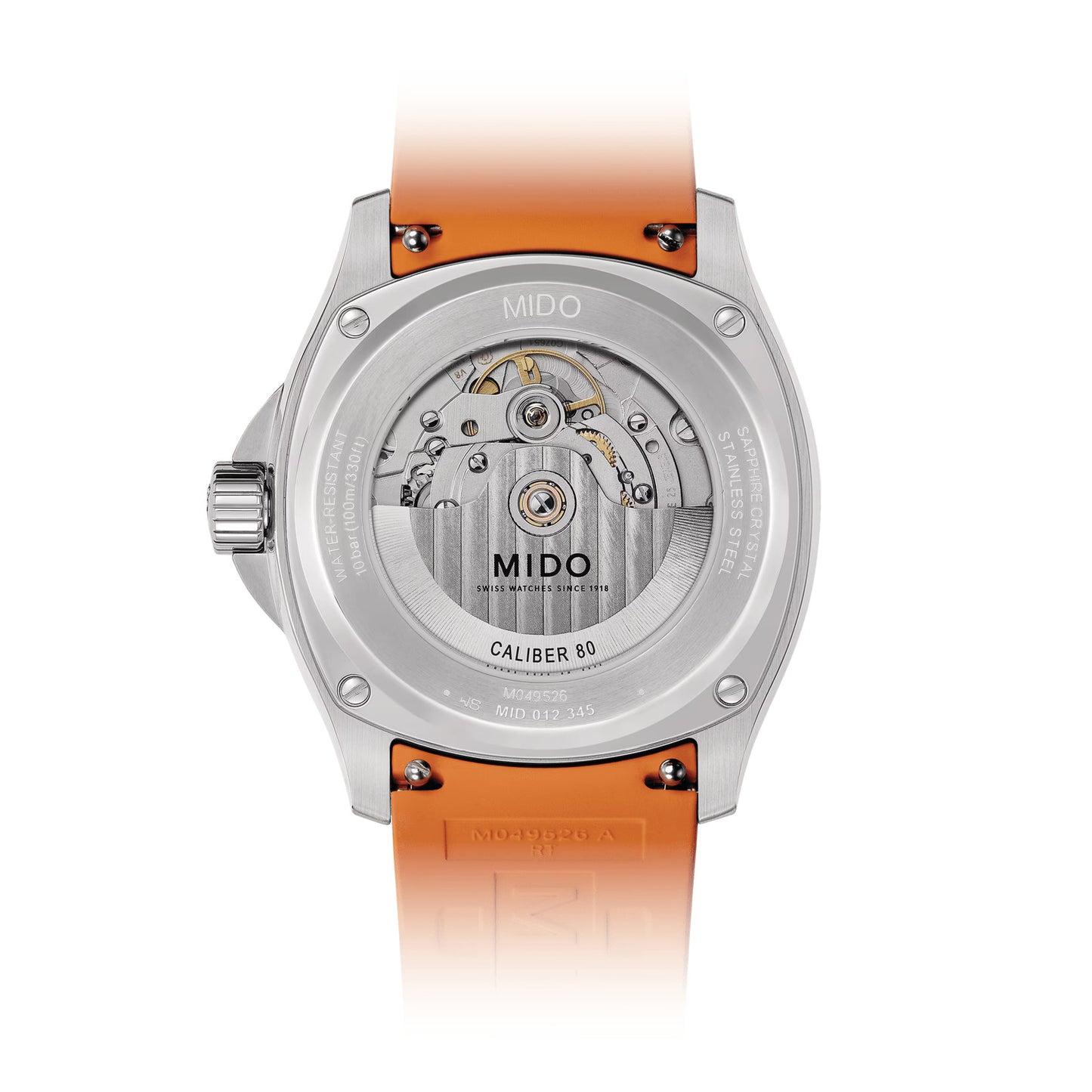 MIDO Armbanduhr Multifort TV Big Date Orange M0495261708100 im Allgäu Online Shop