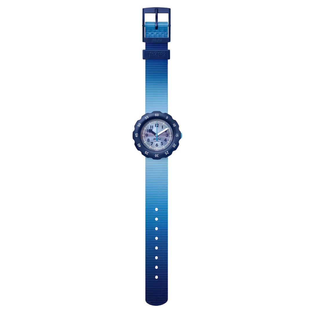 Flik Flak Kinderuhr Shades of Blue FPSP060 – Lernuhr mit buntem Design | Jetzt bei Allgäu Shopping