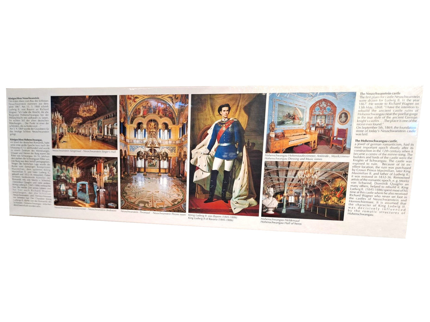 Panorama Puzzle 500 Teile – Schloss Neuschwanstein & Hohenschwangau | Märchenhafte Landschaft