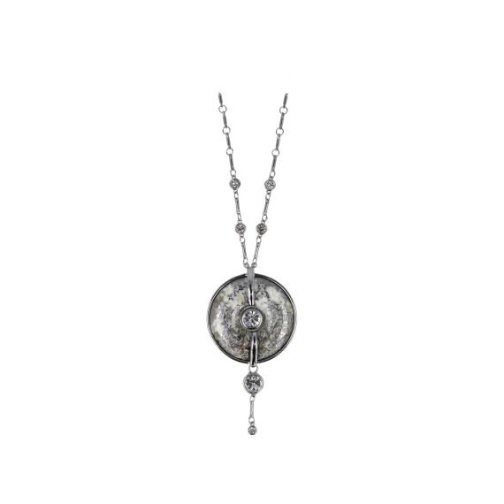 Goebel Elegante Halskette "Mandelbaum Silber" – Vincent van Gogh