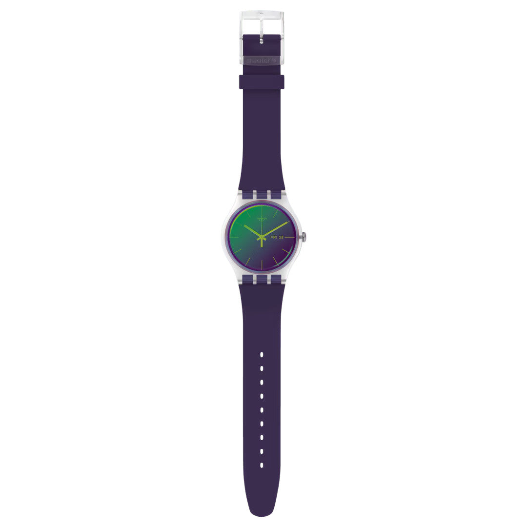 SWATCH Armbanduhr Polapurple SO29K703 – Farbiger Stil für deinen Look | Jetzt entdecken!