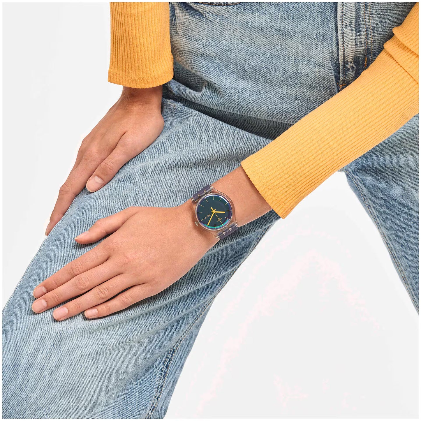 SWATCH Armbanduhr Polapurple SO29K703 – Farbiger Stil für deinen Look | Jetzt entdecken!