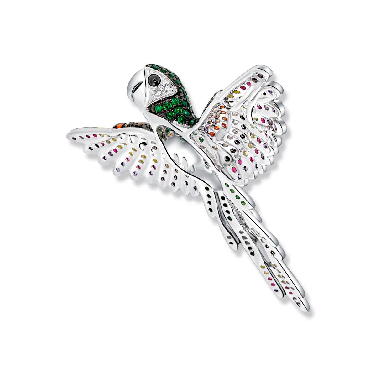 Seinerzeit Falco Papagei Anhänger mit Kette – Farbenfroher Design-Schmuck im Allgäu Online Shop