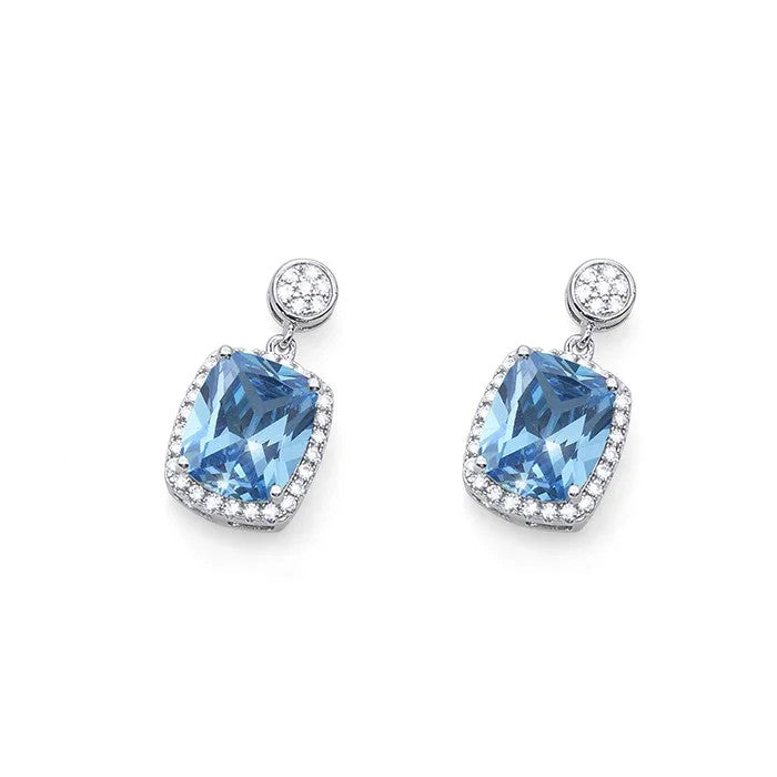 Oliver Weber Ohrring Royal Aquamarine