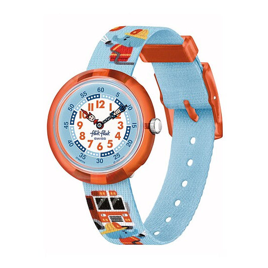 Flik Flak Kinderuhren FIRE STOPPER FBNP218 – Farbenfrohes Design