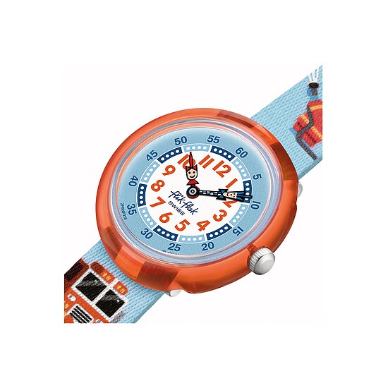 Flik Flak Kinderuhren FIRE STOPPER FBNP218 – Farbenfrohes Design