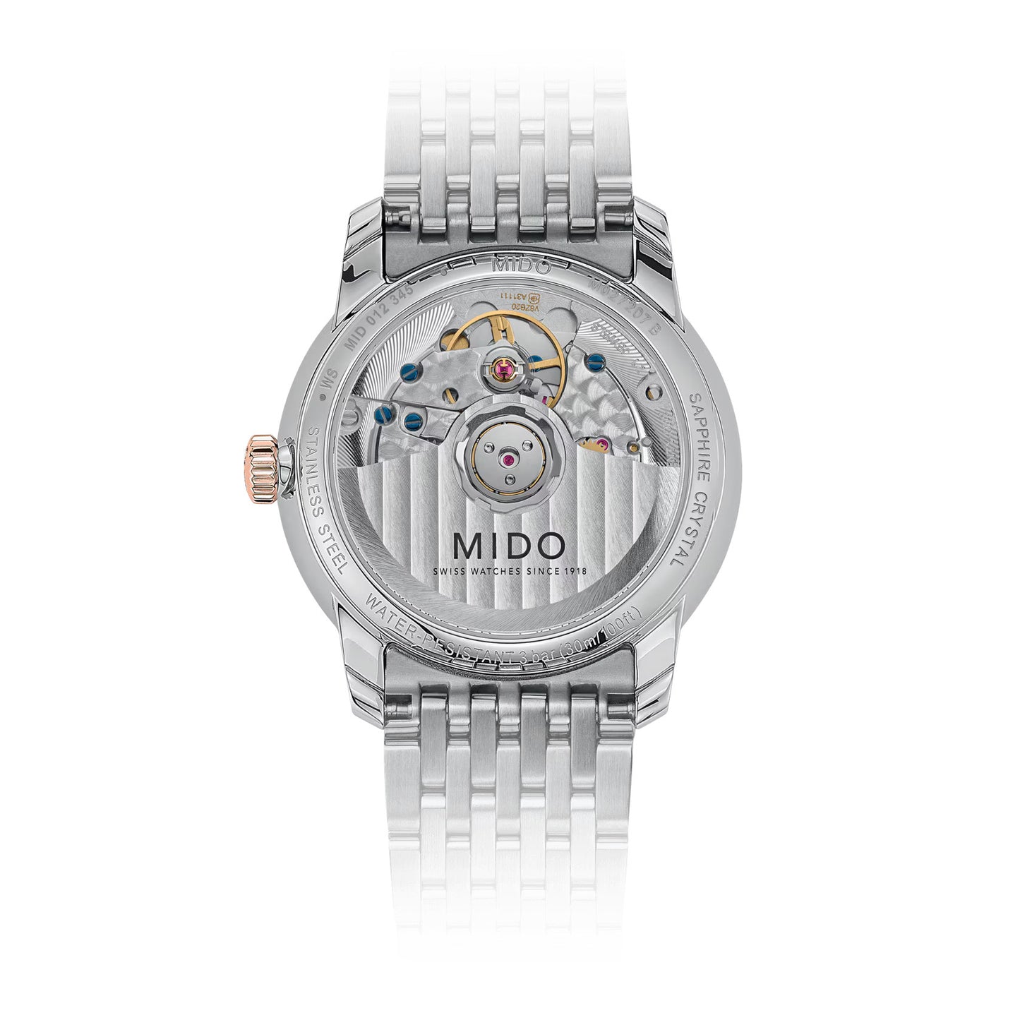 MIDO Armbanduhr Baroncelli Heritage Lady Diamanten M027.207.22.016.00