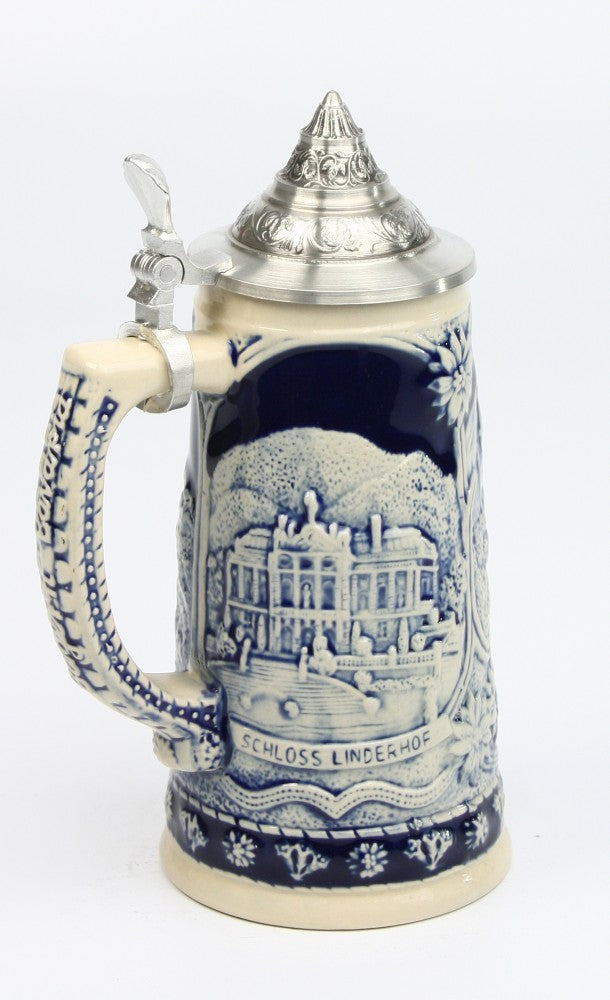 Krug Panorama Schloss Neuschwanstein mit Spitzdeckel 250ml