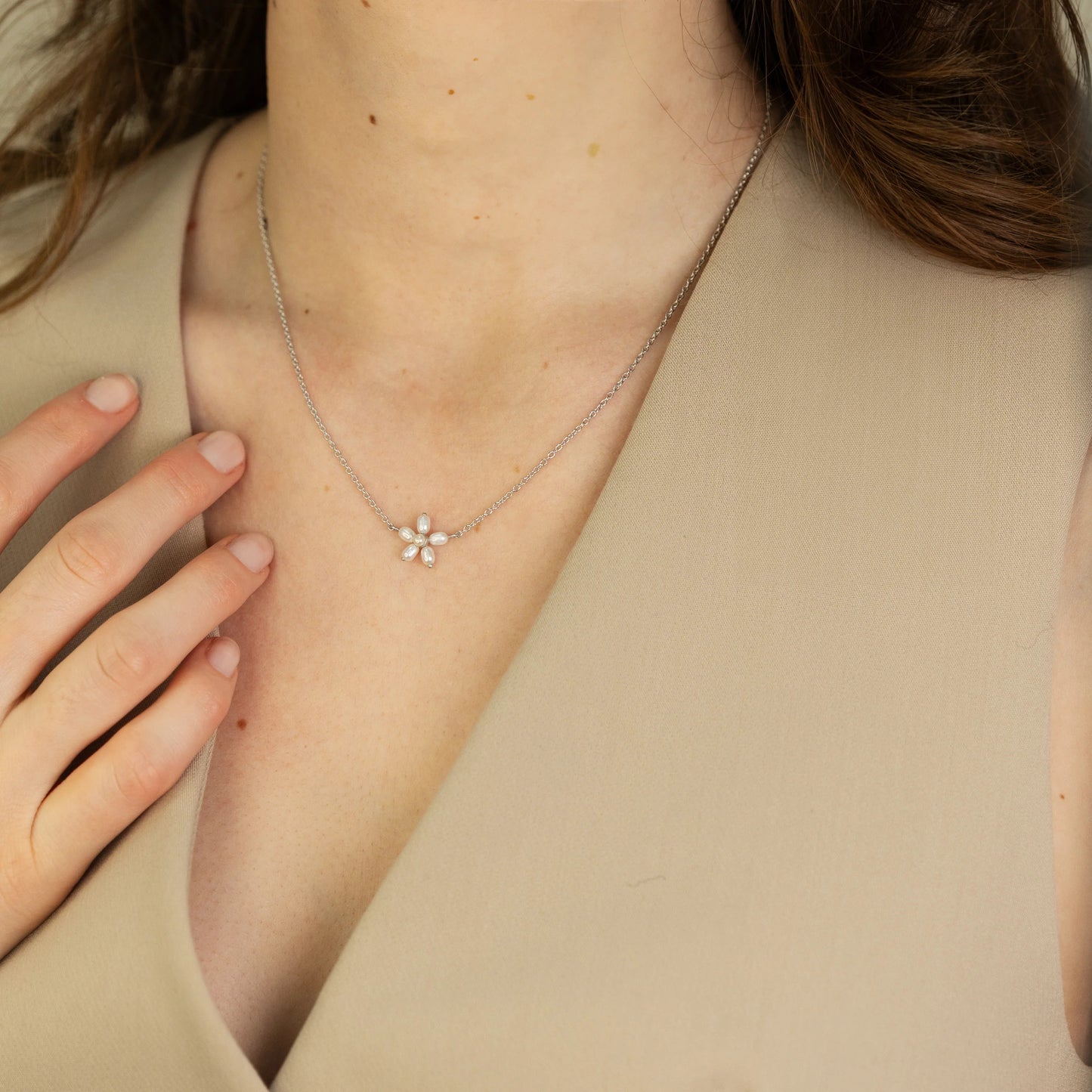 byBiehl Halskette Silber Pearl Signature