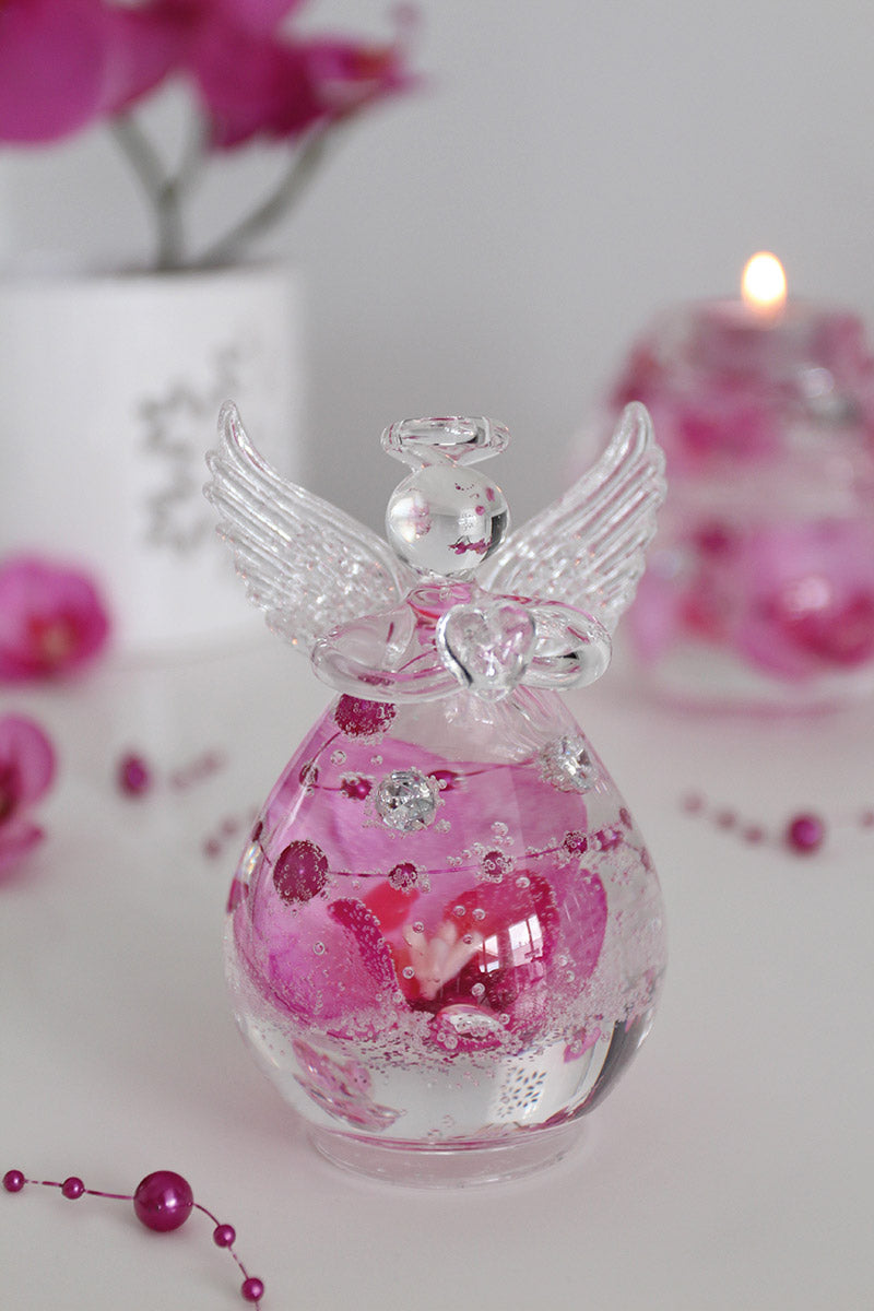Dreamlight Dream Angel Petit Pink Orchid 73283 – Handgefertigte Engel-Figur mit Orchideen-Dekor online kaufen