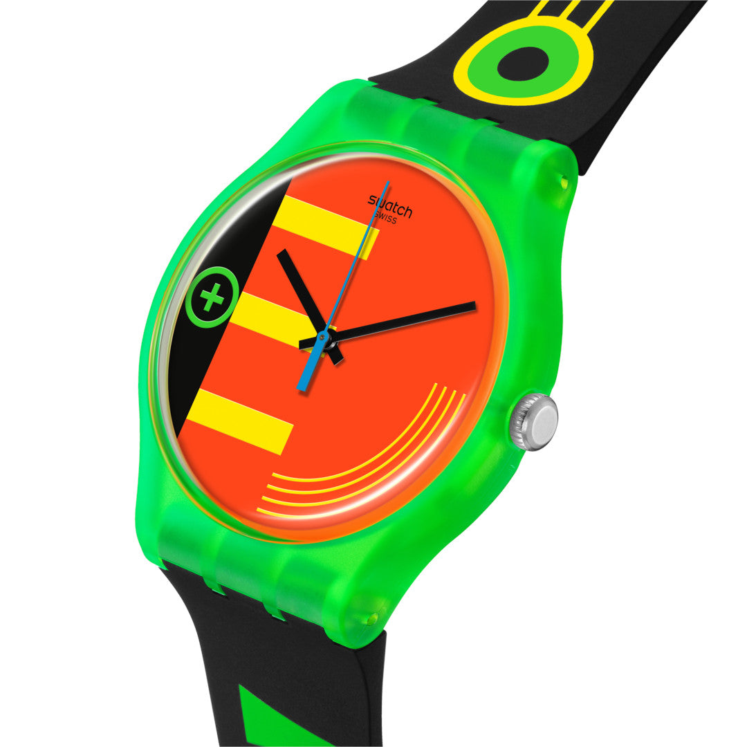 Swatch Neon Rider SO29G106 – Armbanduhr online kaufen | Trendige Unisex Uhr