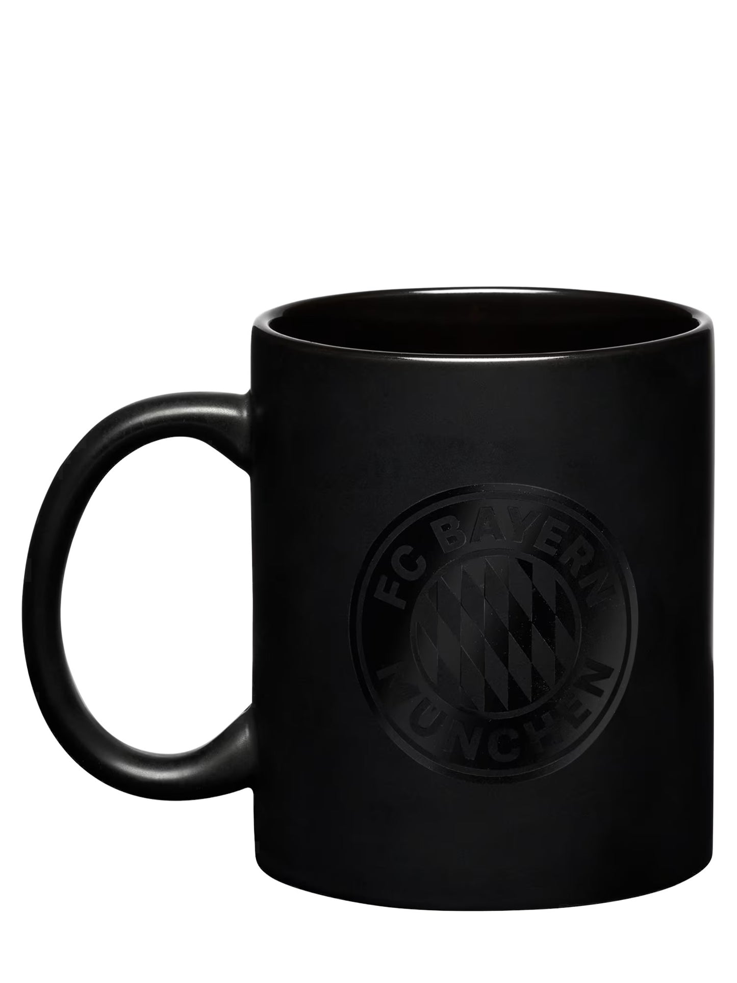 FC Bayern Tasse Logo Schwarz Mia san mia 300ml – Offizieller Fanartikel