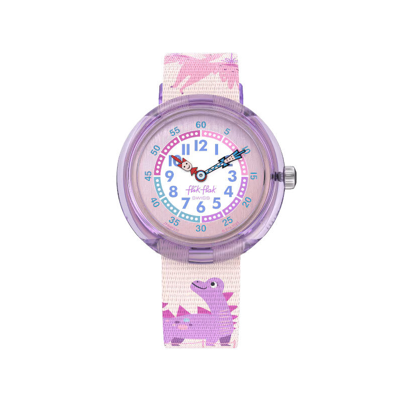 Flik Flak Kinderarmbanduhr Dinology FBNP230 – Dinosaurier-Design für kleine Abenteurer