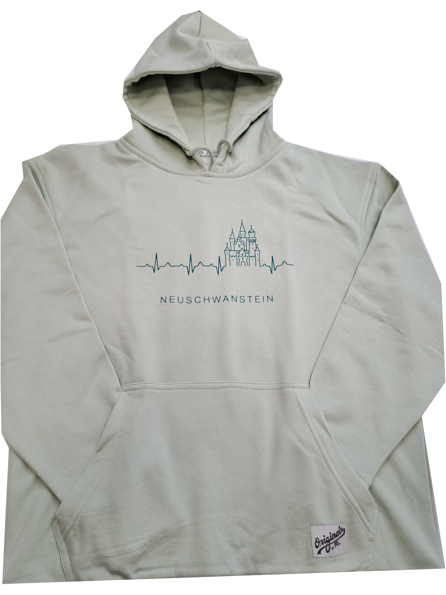 Hoodie Schloss Neuschwanstein Mint