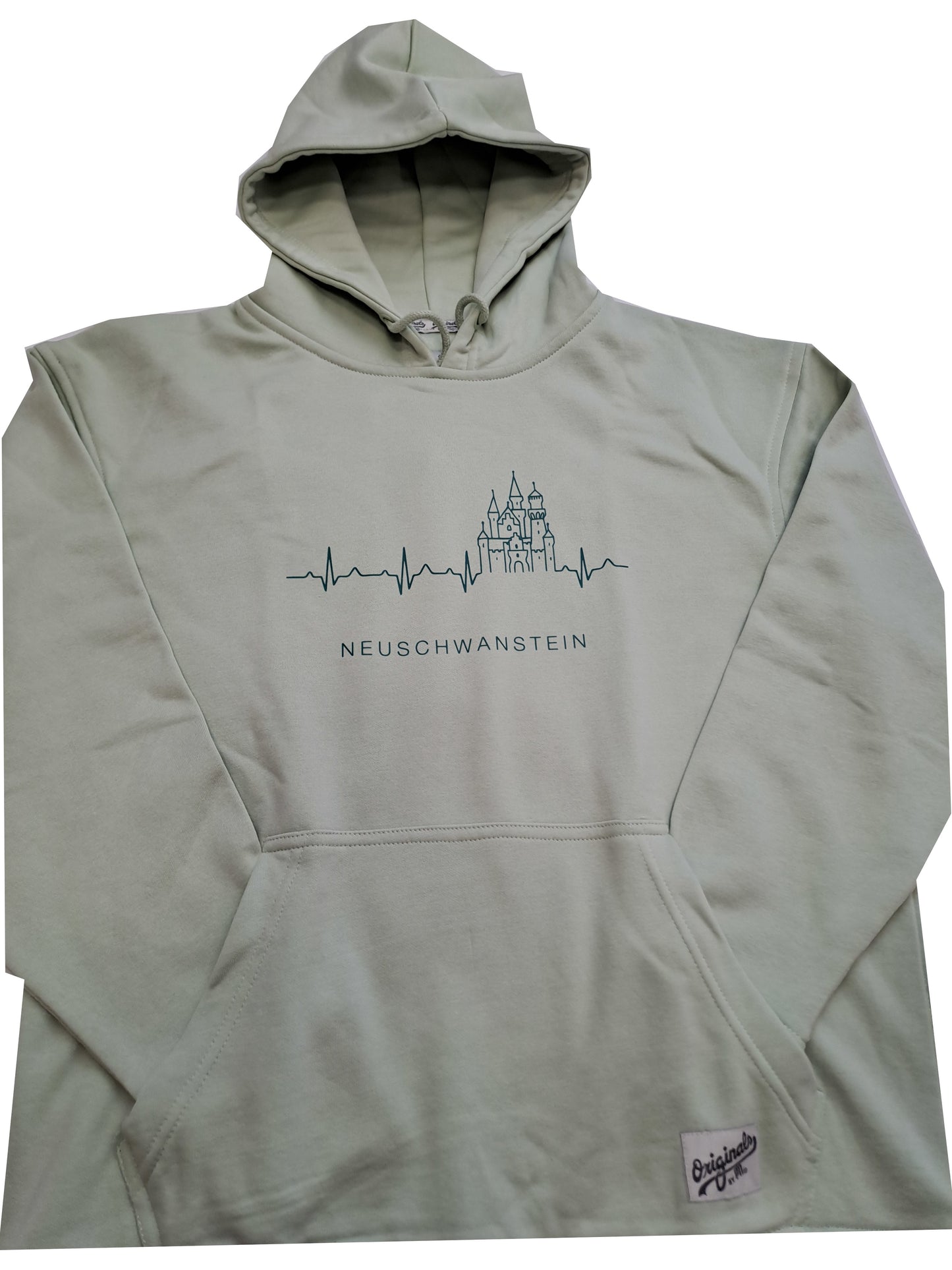 Hoodie Schloss Neuschwanstein Mint