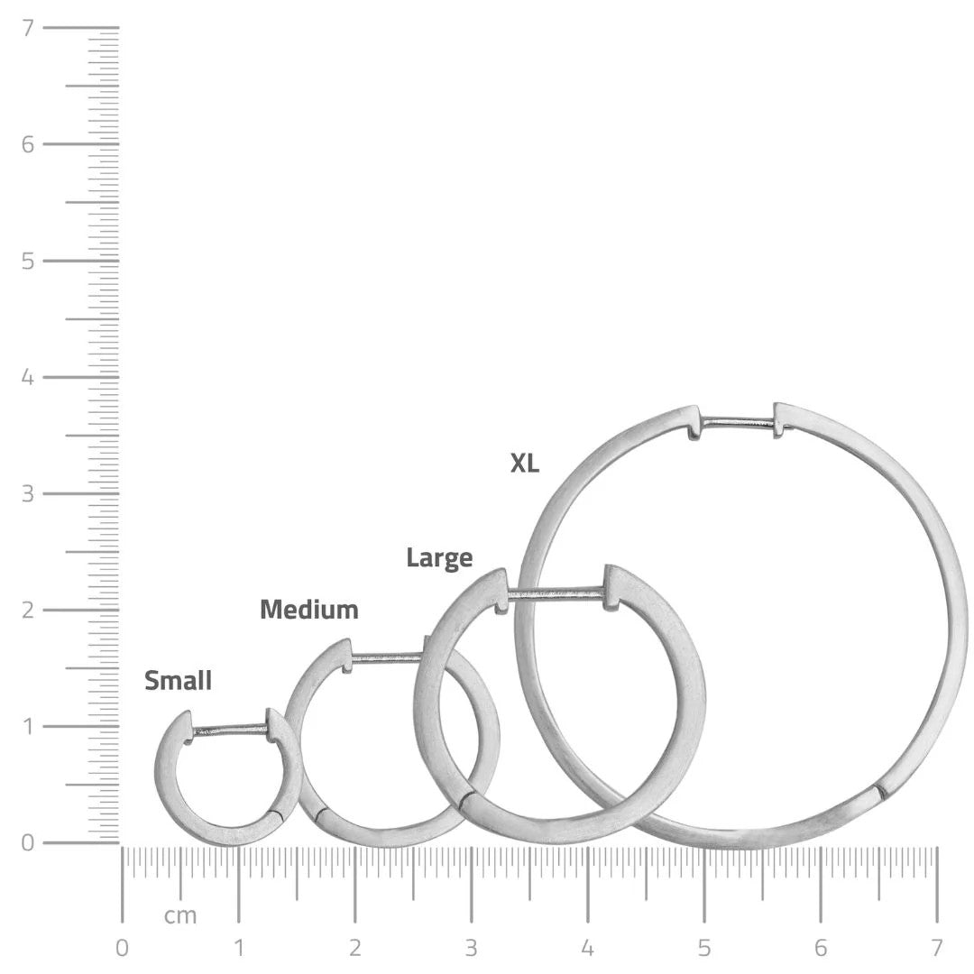 byBiehl Ohrringe Hoop Silber Small – Zeitloser Schmuck online kaufen