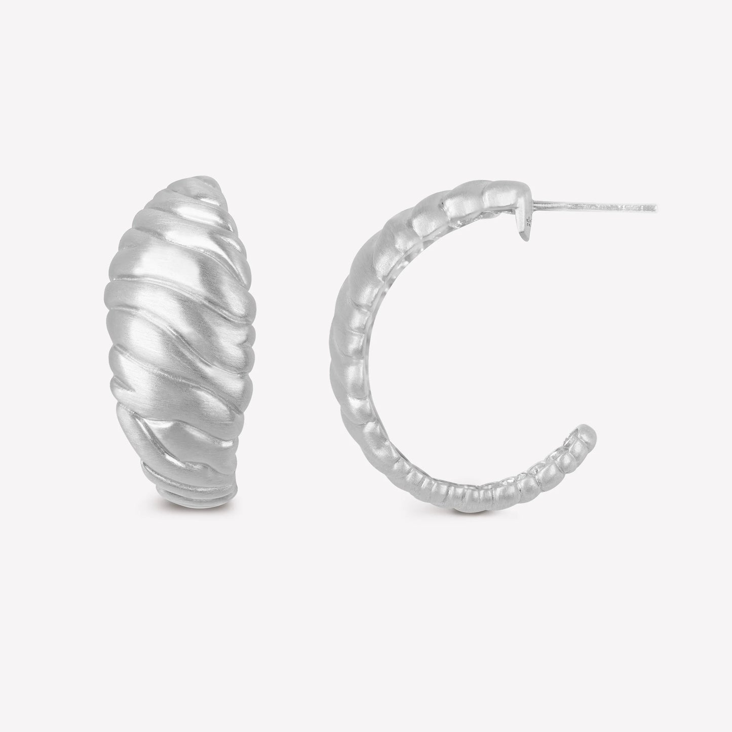 byBiehl Ohrringe Dunes Hoop Large Gold – Moderner Schmuck für einen luxuriösen Auftritt