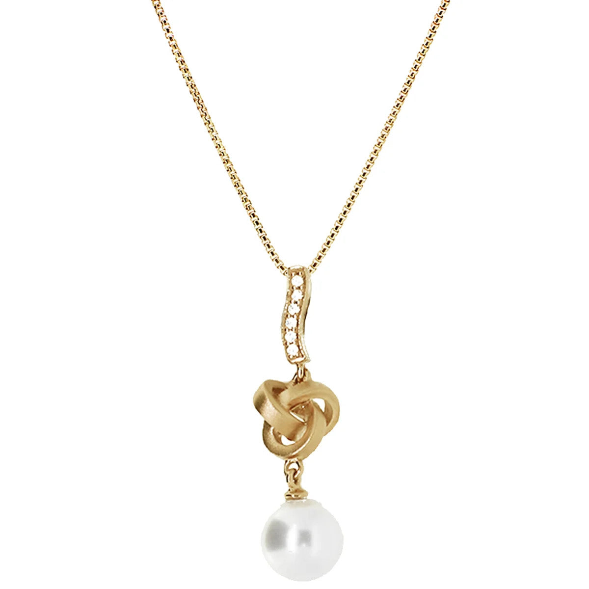 Seinerzeit Lavette Halskette mit Perle vergoldet – Zeitlose Eleganz für jeden Anlass