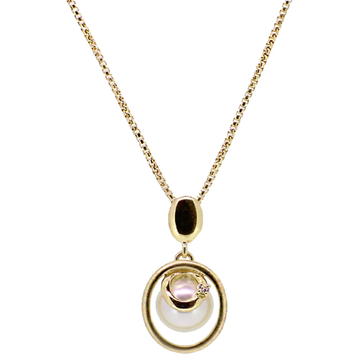 Lavette Halskette mit Perle vergoldet von Seinerzeit – Klassische Eleganz entdecken