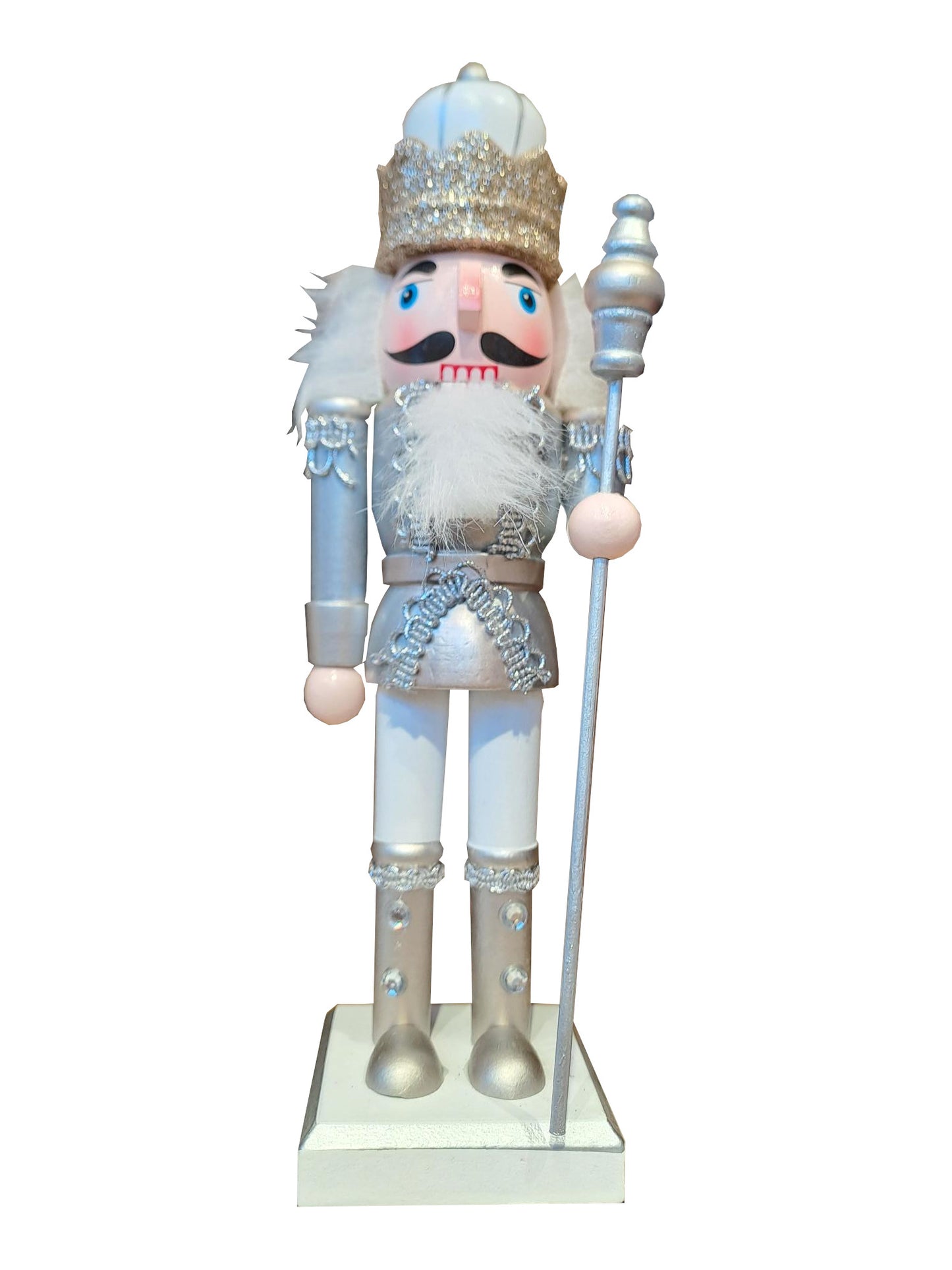 Nussknacker König mit Glitter 26 cm – Spielzeug & Geschenk | Allgäu Shopping