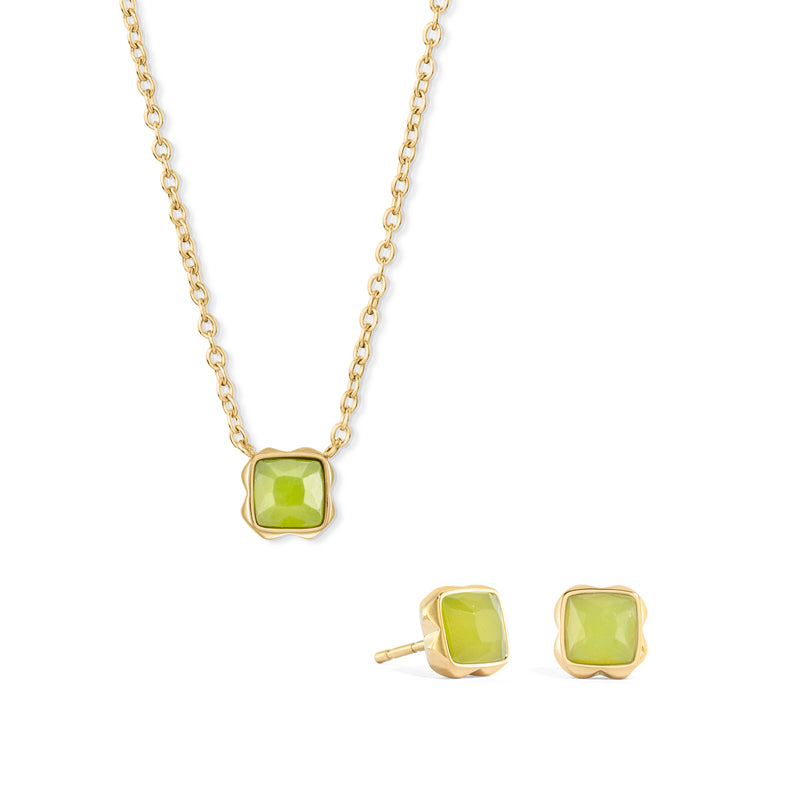 Coeur de Lion Lapis Lazuli (September) Birthstone-Schmuckset – Halskette & Ohrringe