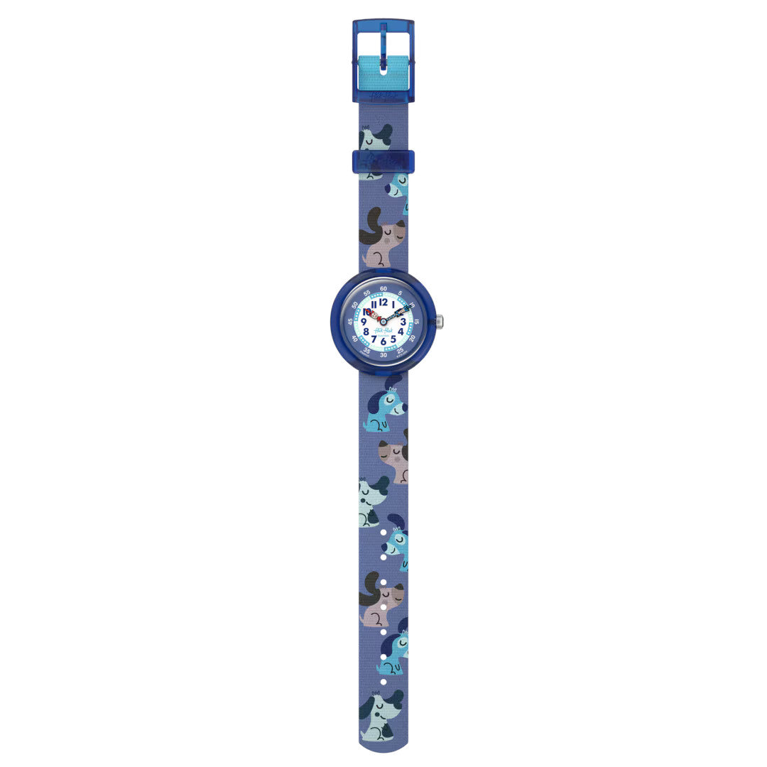 Flik Flak Kinder Armbanduhr CUTIE PUPPY FBNP237 – Farbenfrohes Design für Kinder