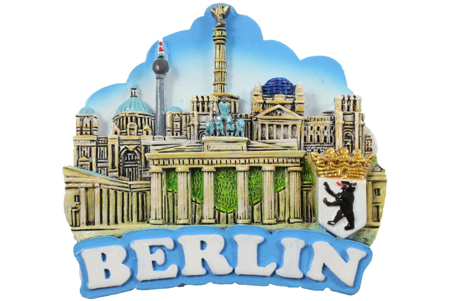 Magnet Berlin 3D City Premium – Glanzlack Germany Souvenir