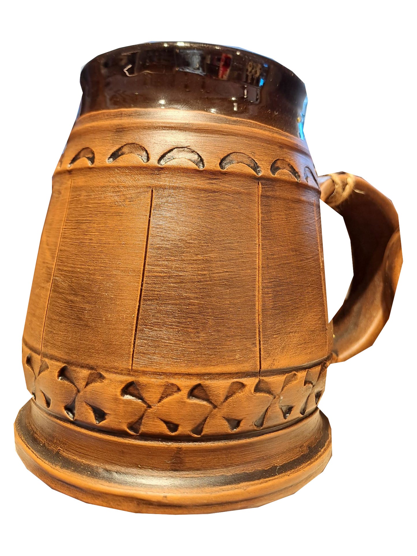 Keramikkrug mit Motiv Deutschland 500ml – Handgefertigtes Bayern-Souvenir mit königlichem Design
