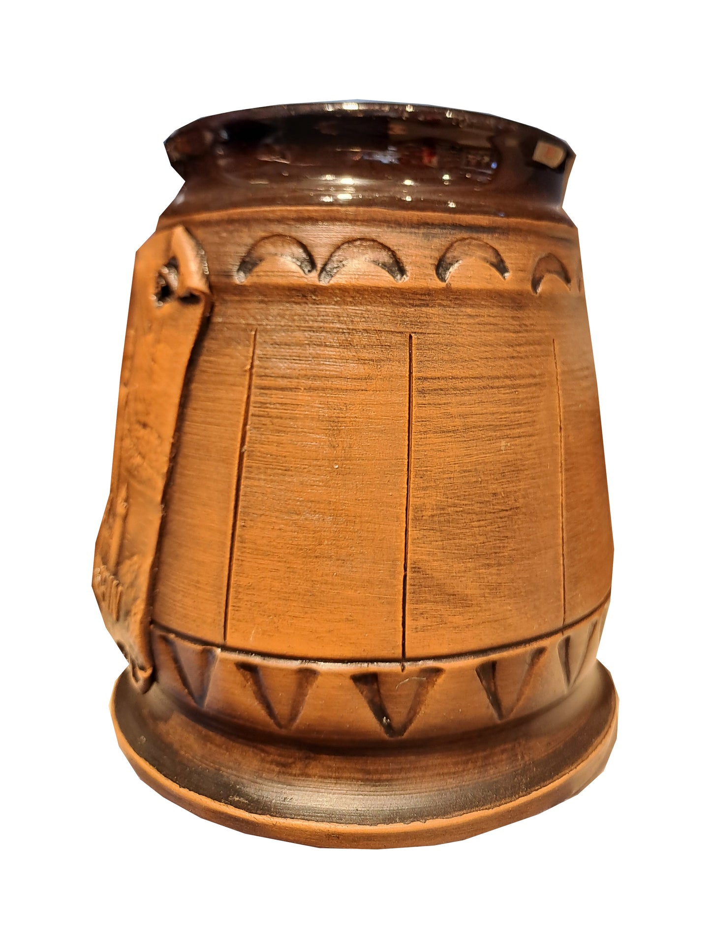 Keramikkrug Schloss Neuschwanstein Oval 300ml – Handgefertigtes Bayern-Souvenir mit königlichem Design