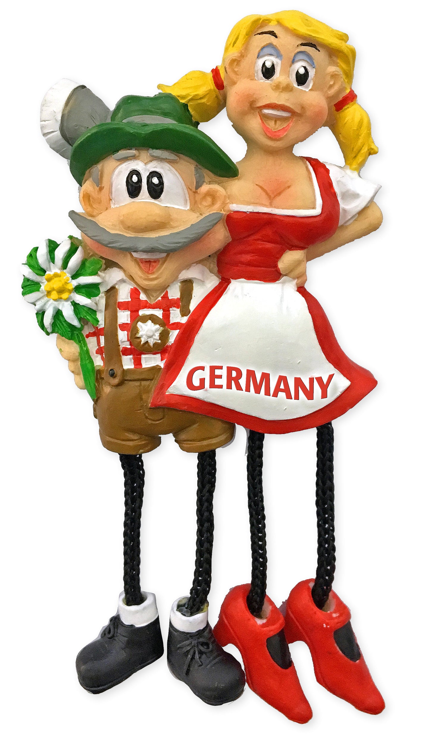 Charmanter Magnet mit Trachtenpaar aus Bayern – Das perfekte Souvenir und Geschenk für Liebhaber bayerischer Traditionen.
