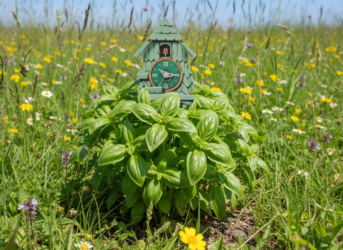 Mini Pappe Kuckucksuhr Königskraut DIY – Wahl zwischen Standard-, Pendel- oder Schlagwerk