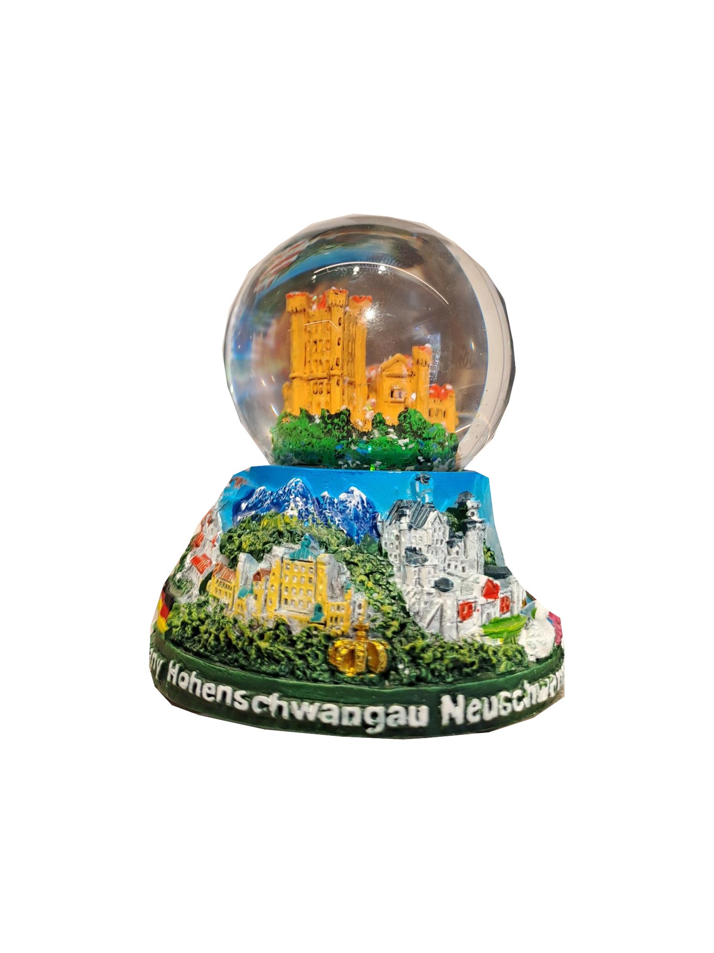 Romantische Schneekugel Schlösser Hohenschwangau & Neuschwanstein – Souvenir Füssen KUH 245 online kaufen